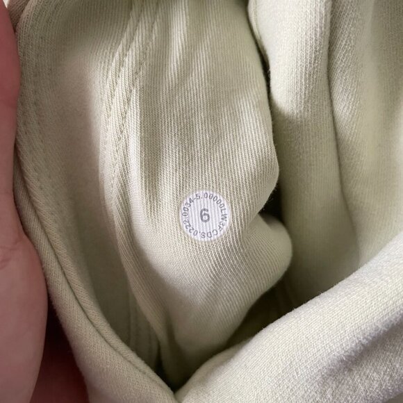 Lululemon Loungeful Hoodie Dewy Green Size 6 - Picture 6 of 6
